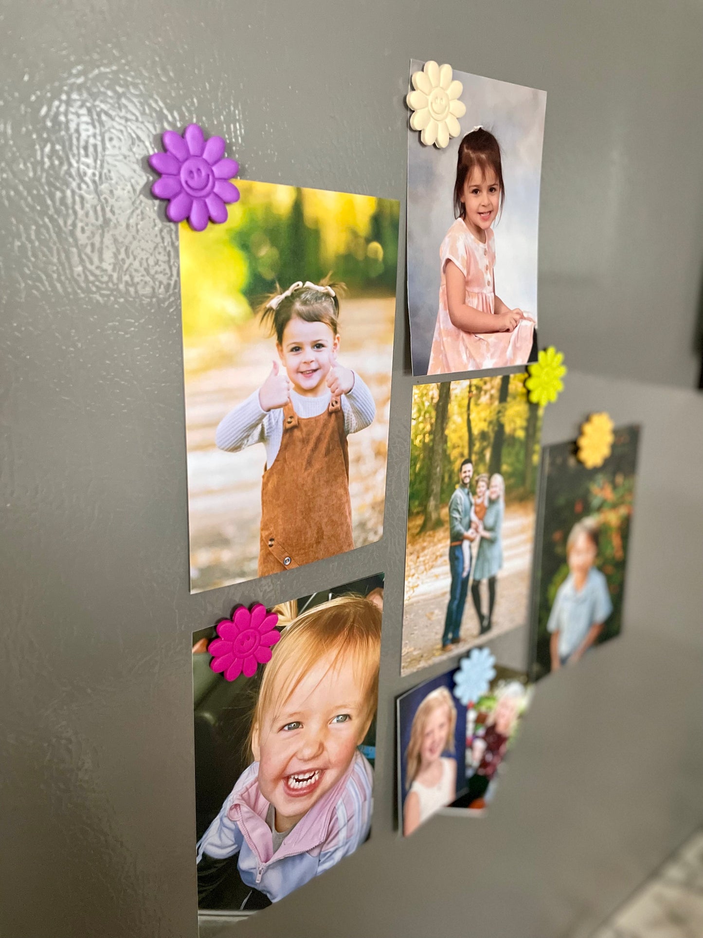 Flower Smiley Magnets