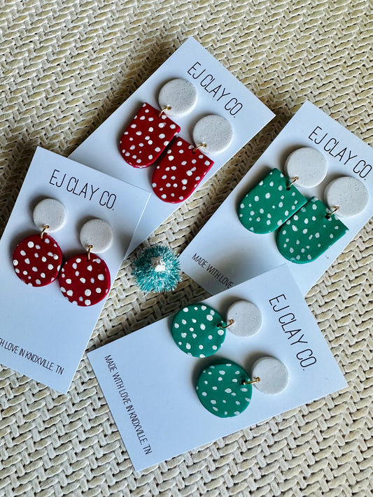 WS Holiday Spotty Dot Dangles