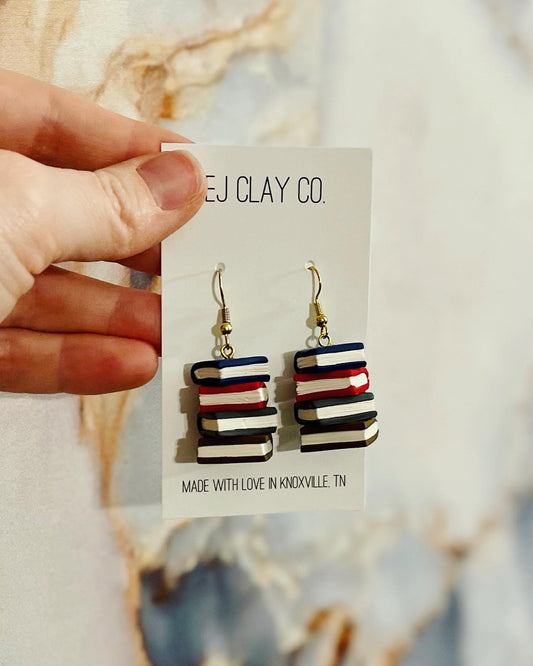 Book Earrings